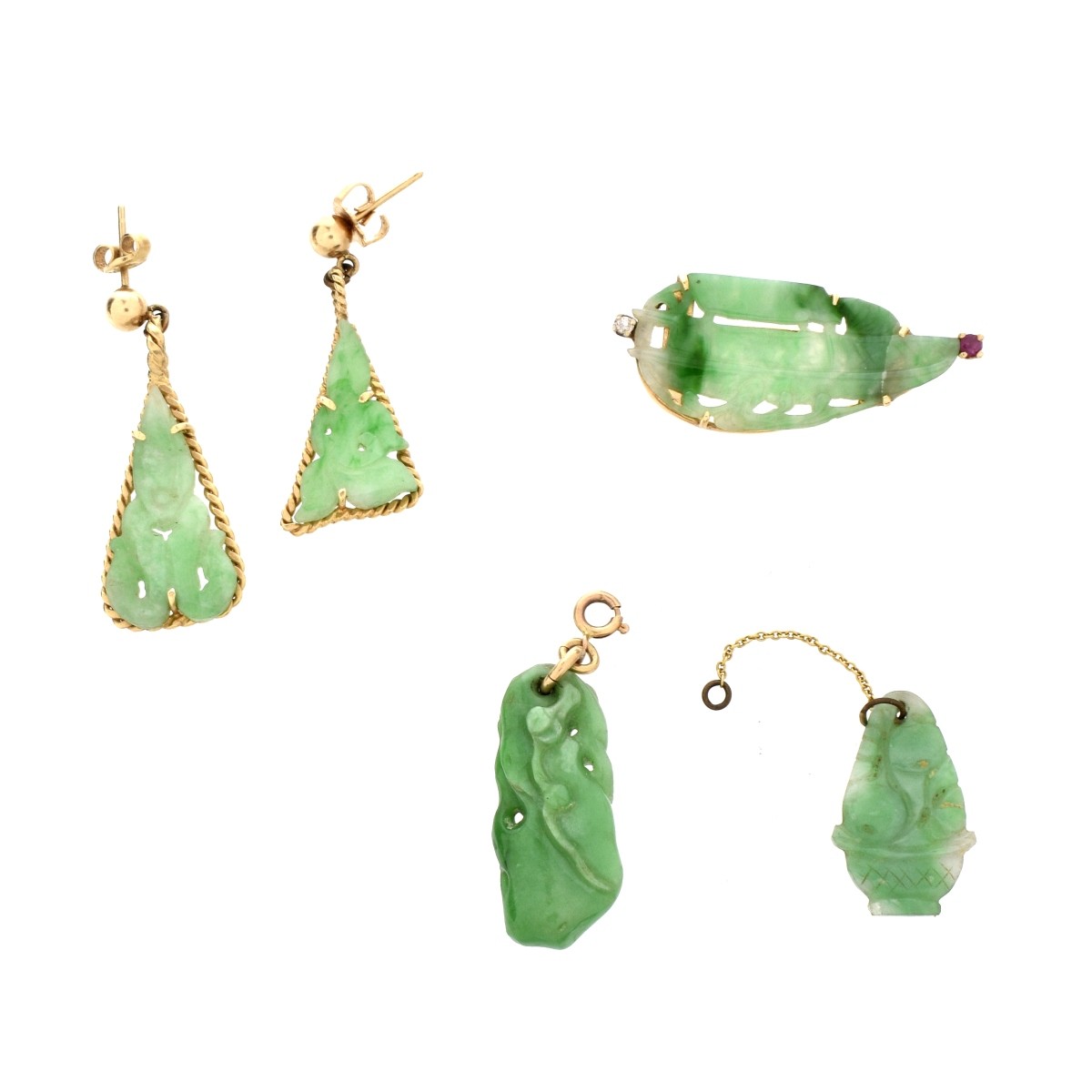 Jade and 14K Jewelry
