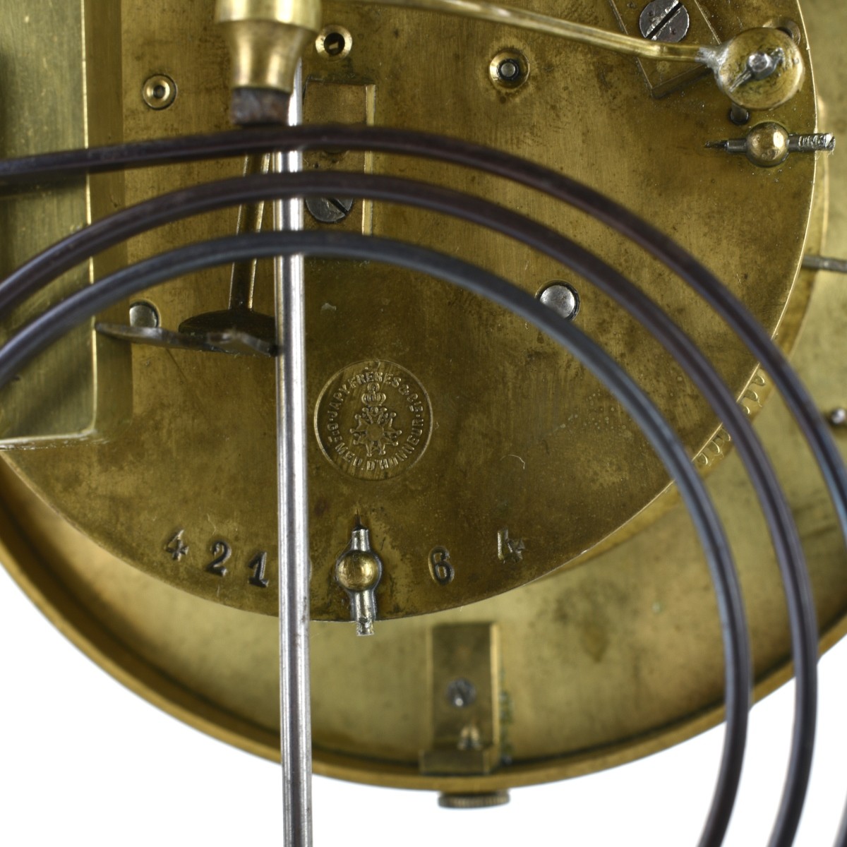 Jas Shoolbred Brass Mantle Clock