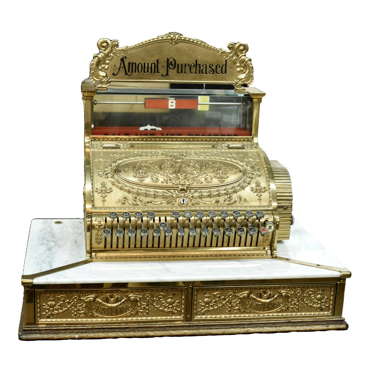 Antique National Cash Register Co Model 463407