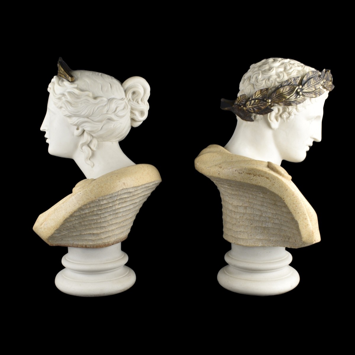 Pair of Neoclassical Style Busts