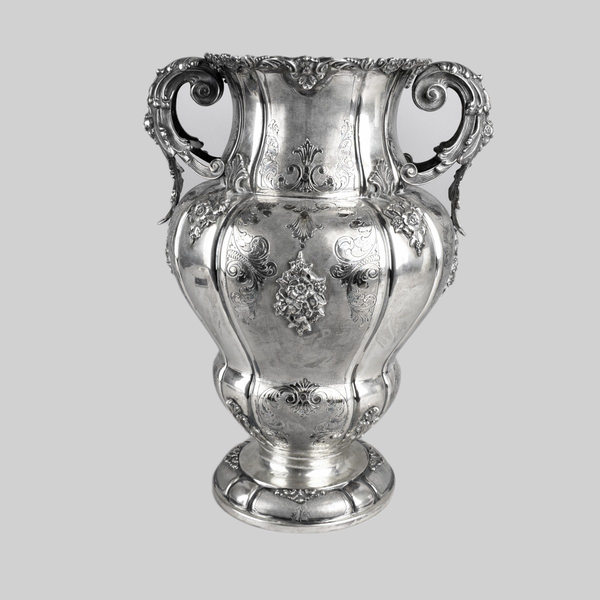 Antique Italian 800 Silver Vase