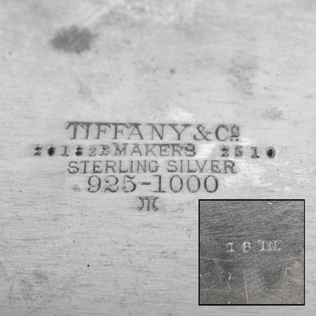 Tiffany & Co Makers Oval Tray