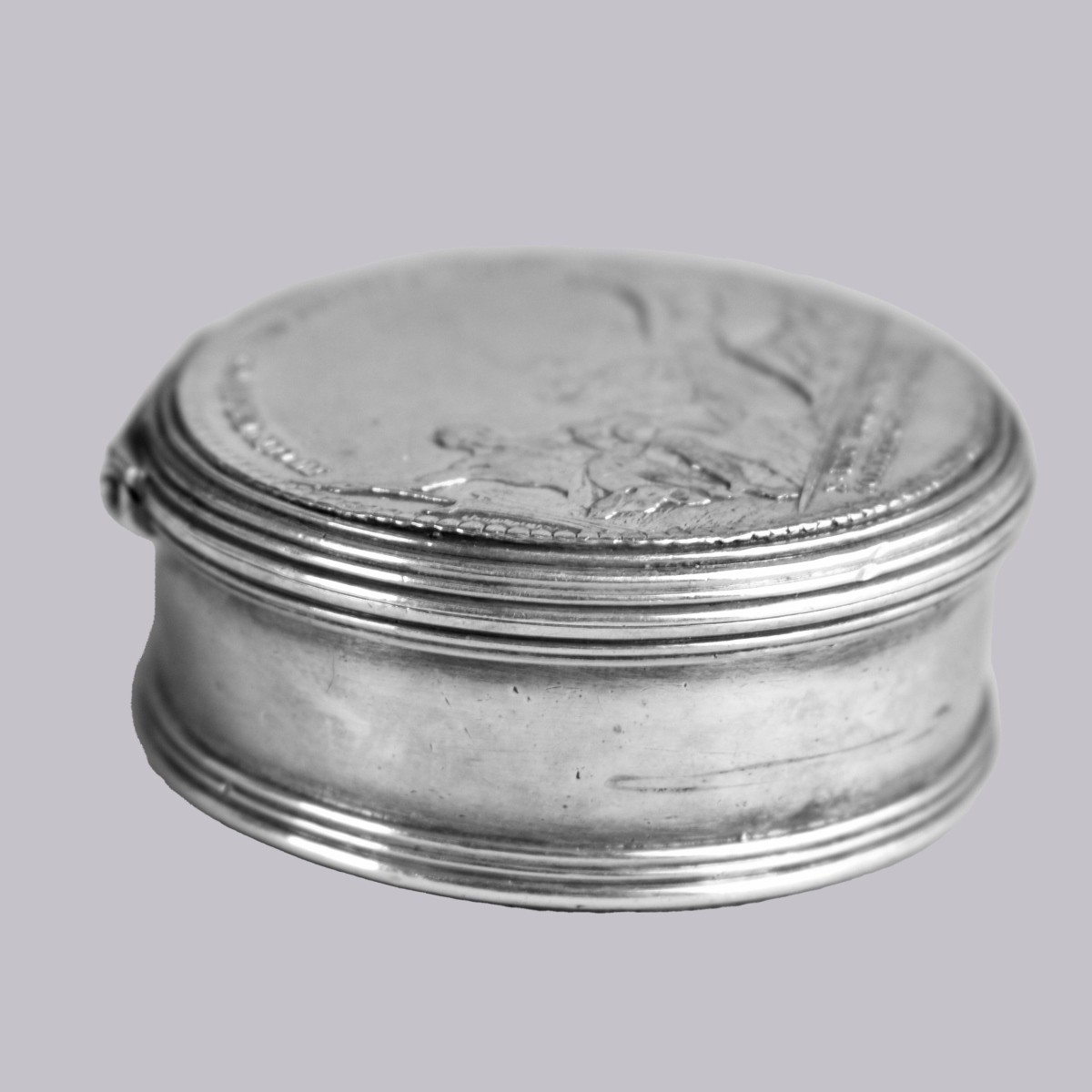 Antique French Miniature Silver Box
