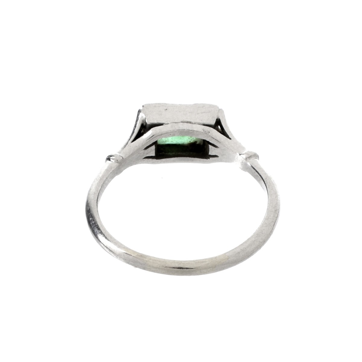 Emerald and 14K Ring