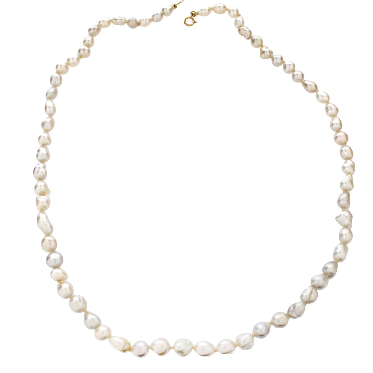 Pearl and 18K Necklace