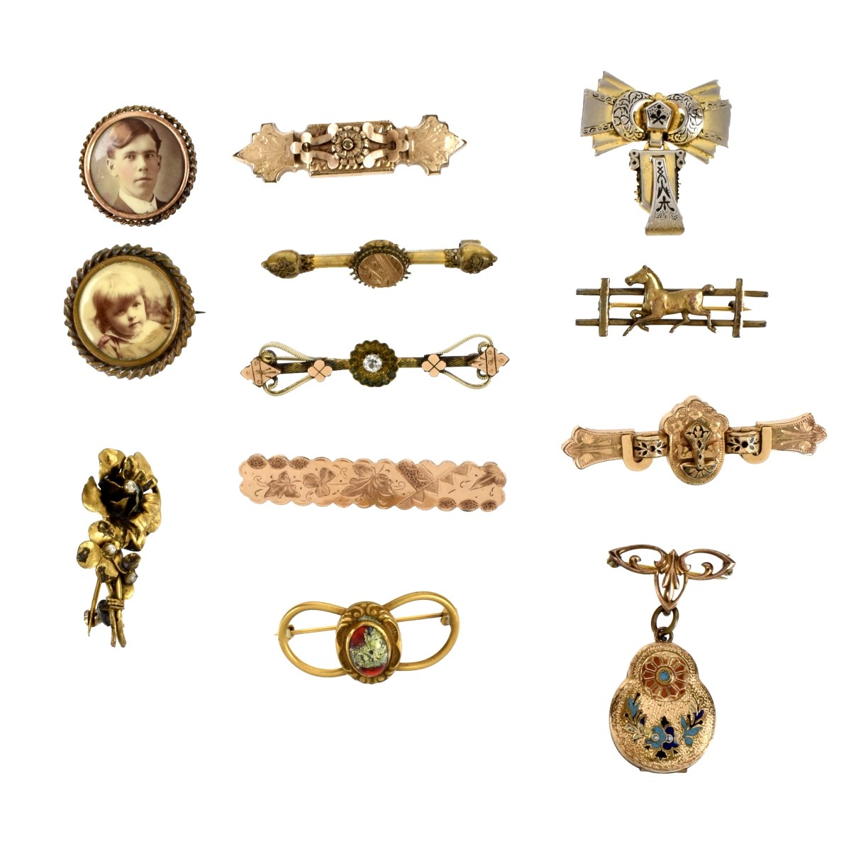 Victorian Brooch Collection