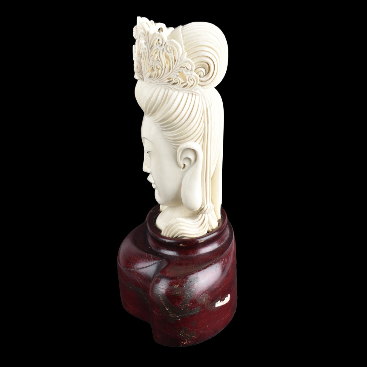 Chinese Buddha Head Figurine