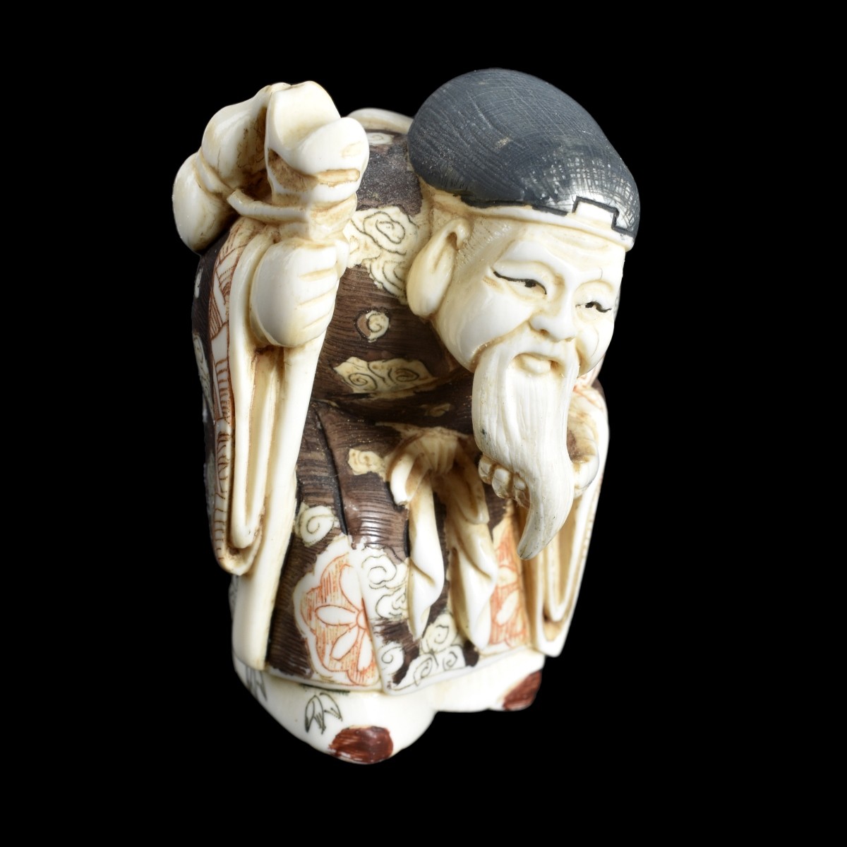 Antique Japanese Immortal Figurines