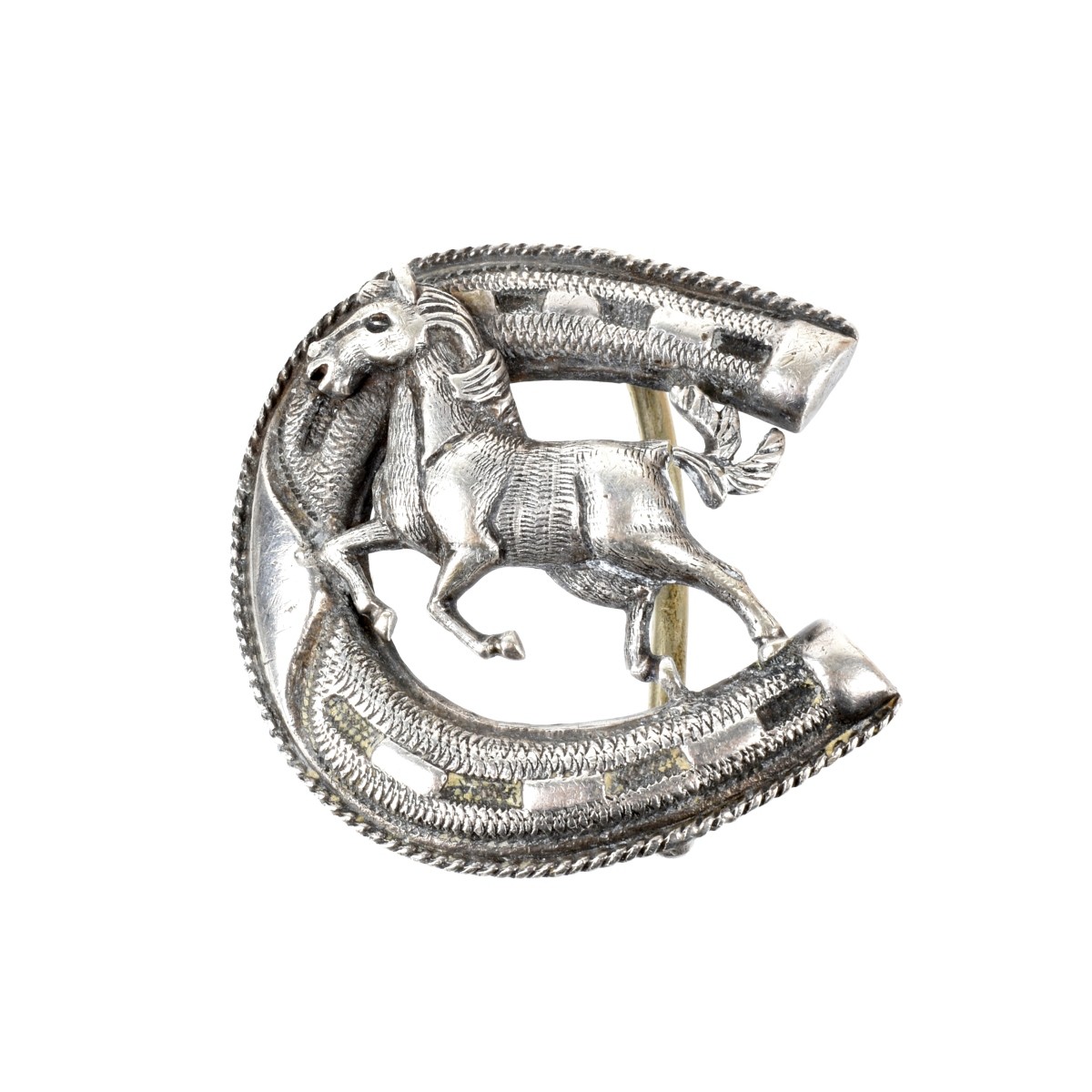 Mexican Silver Belt Buckle