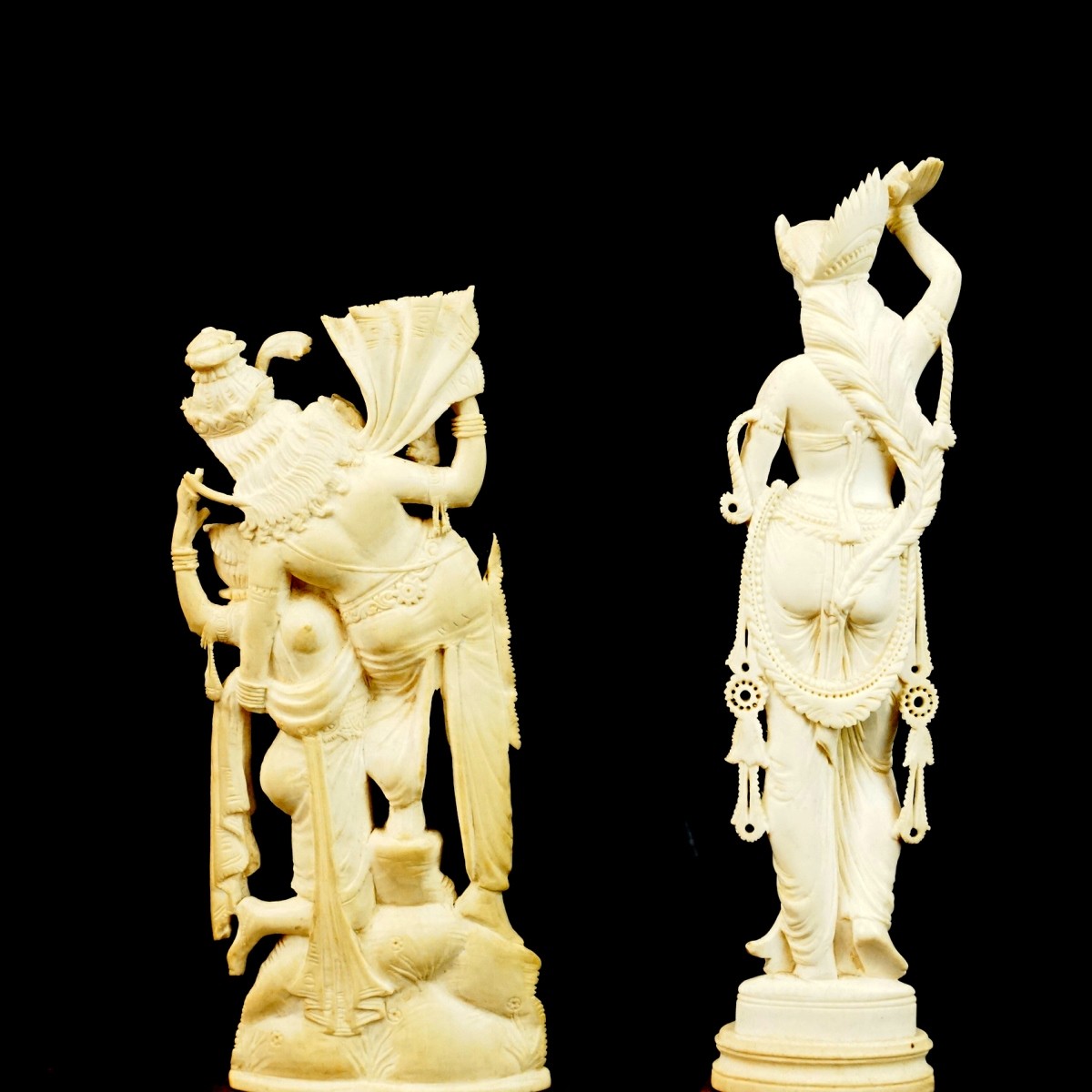 Two Indian Deities Carvings