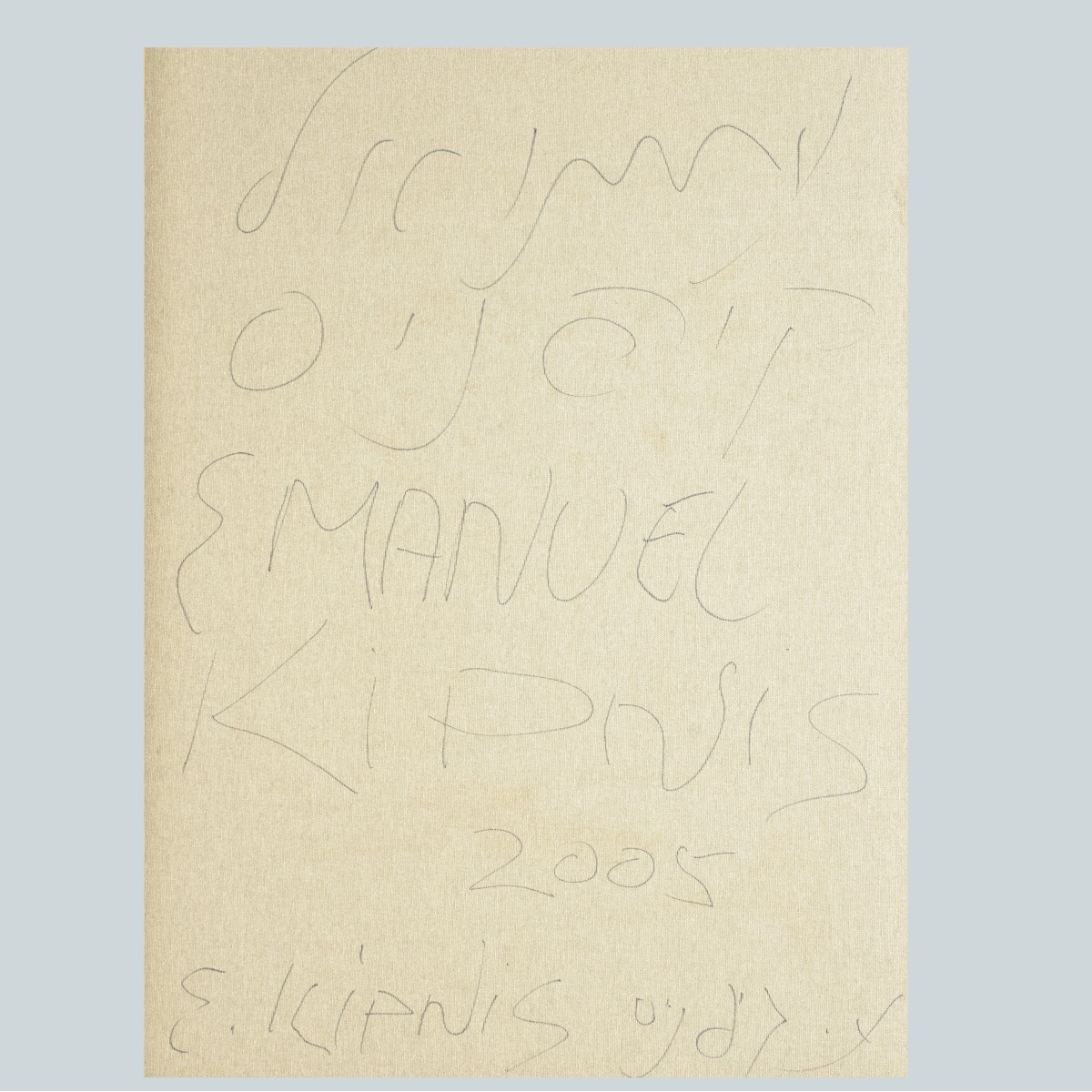 Emanuel Kipnis, Israeli (1936-2020)