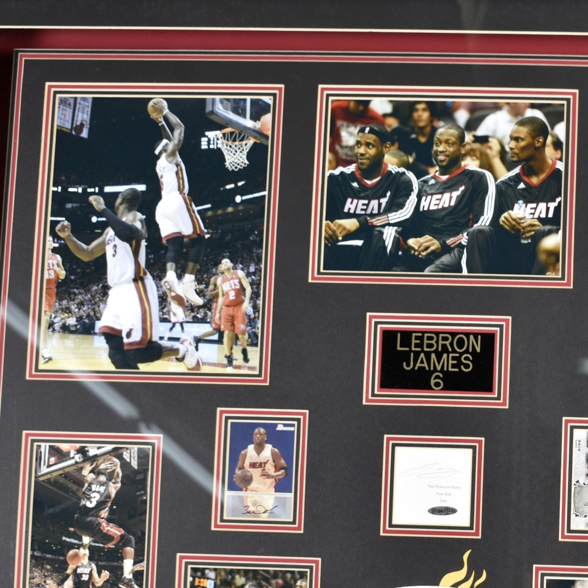 Miami Heat Autographed Sports Memorabilia
