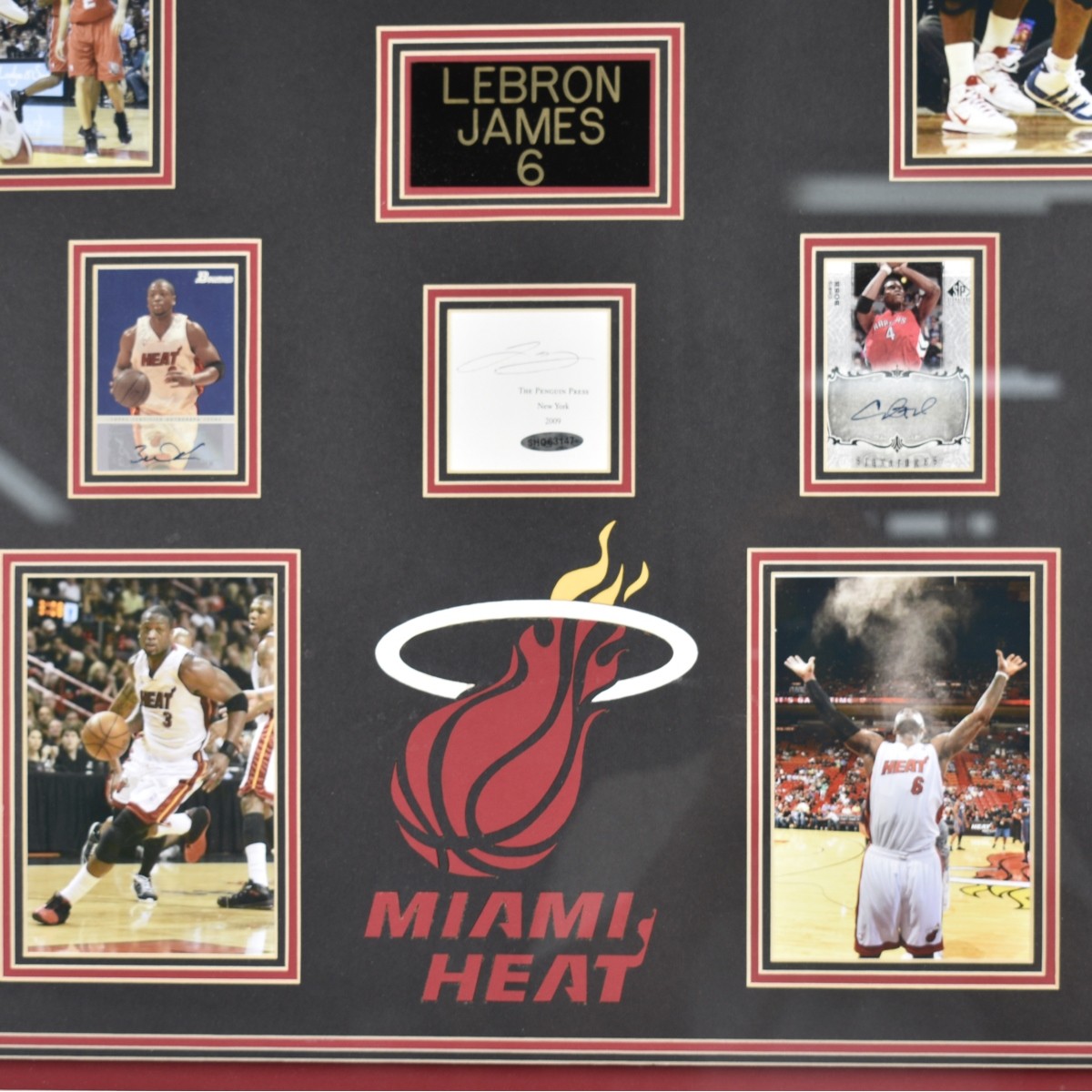 Miami Heat Autographed Sports Memorabilia