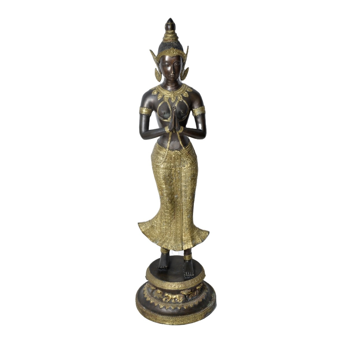 Bronze Sculpture of a Thai Dancer