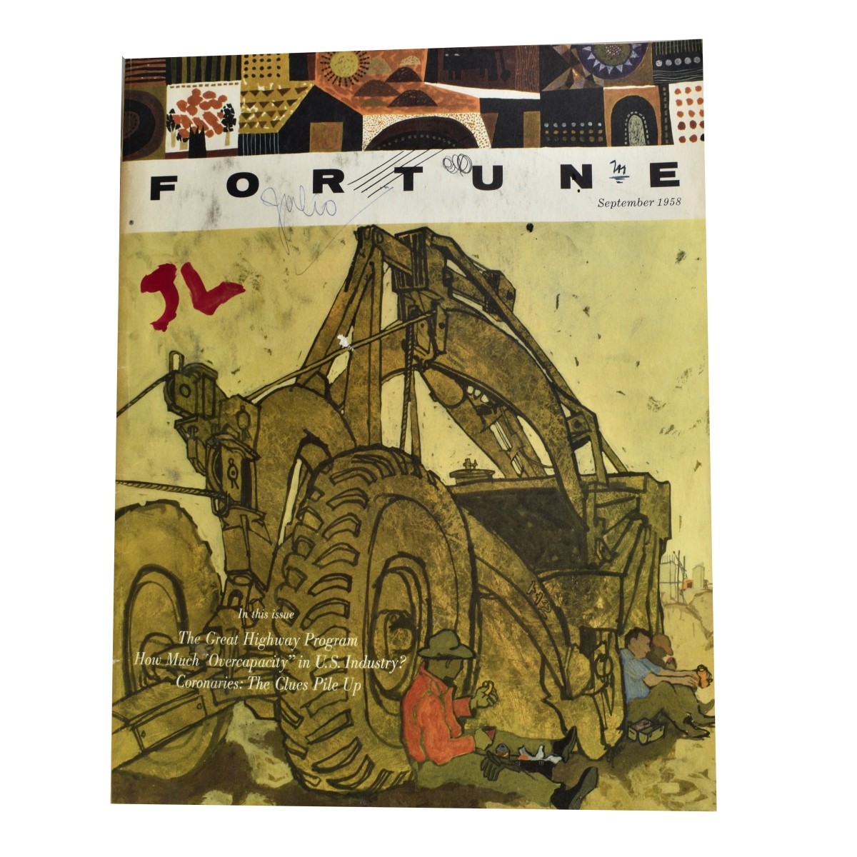 Four (4) Fortune '34 '36 '58 Magazines