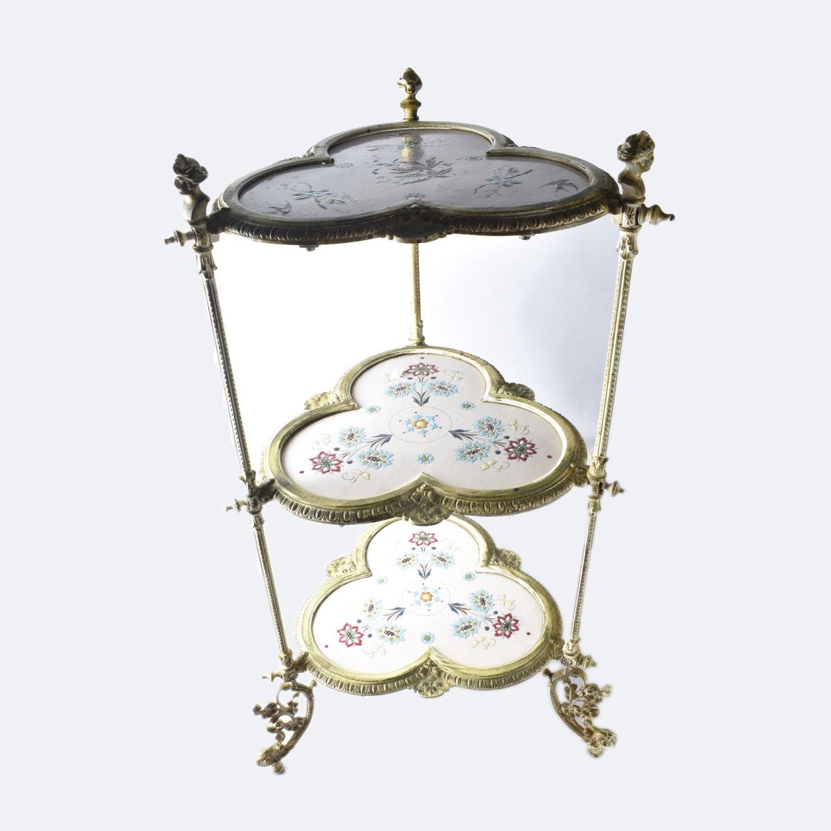 Vintage French Three Tiered Stand