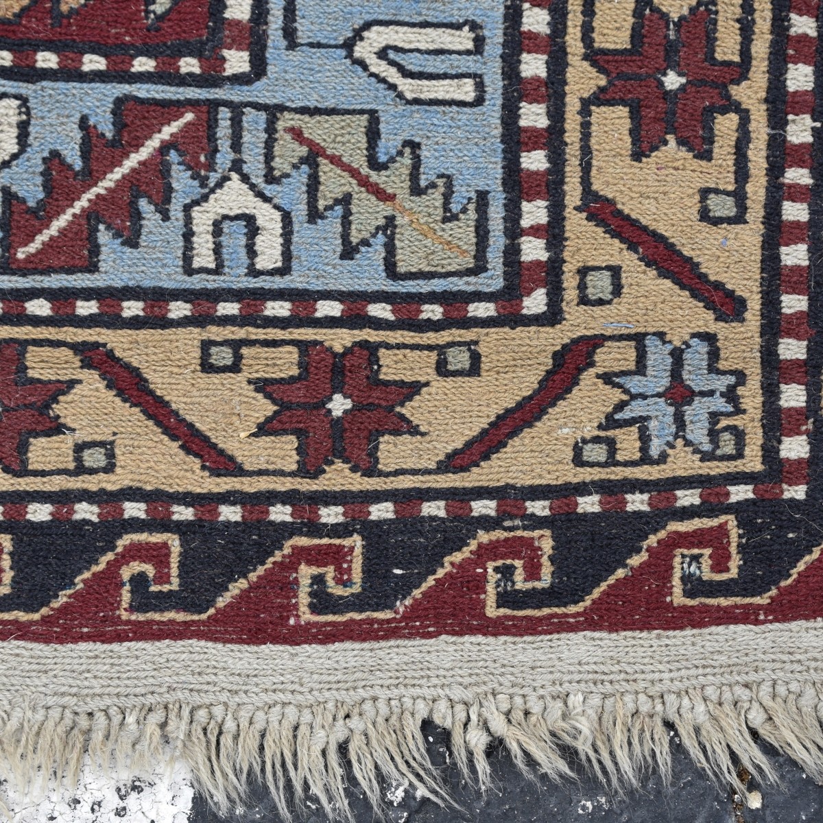 Semi Antique Caucasian Rug