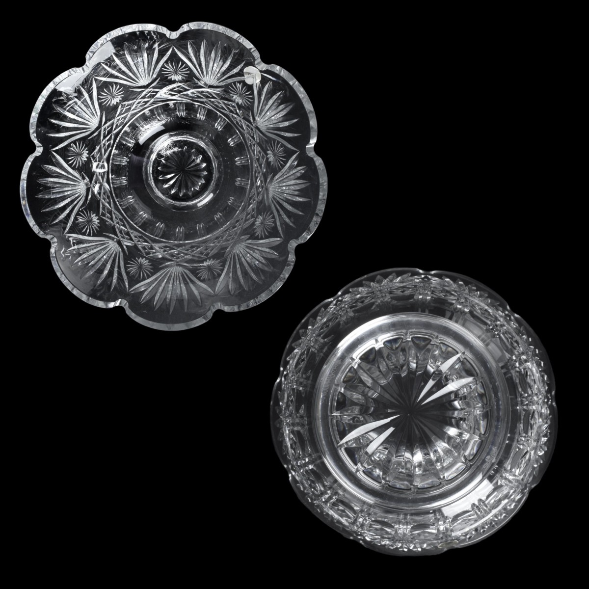 Two Waterford Centerpiece Bowls