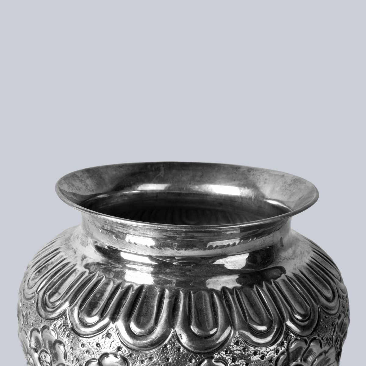 Vintage Turkish 900 Silver Vase