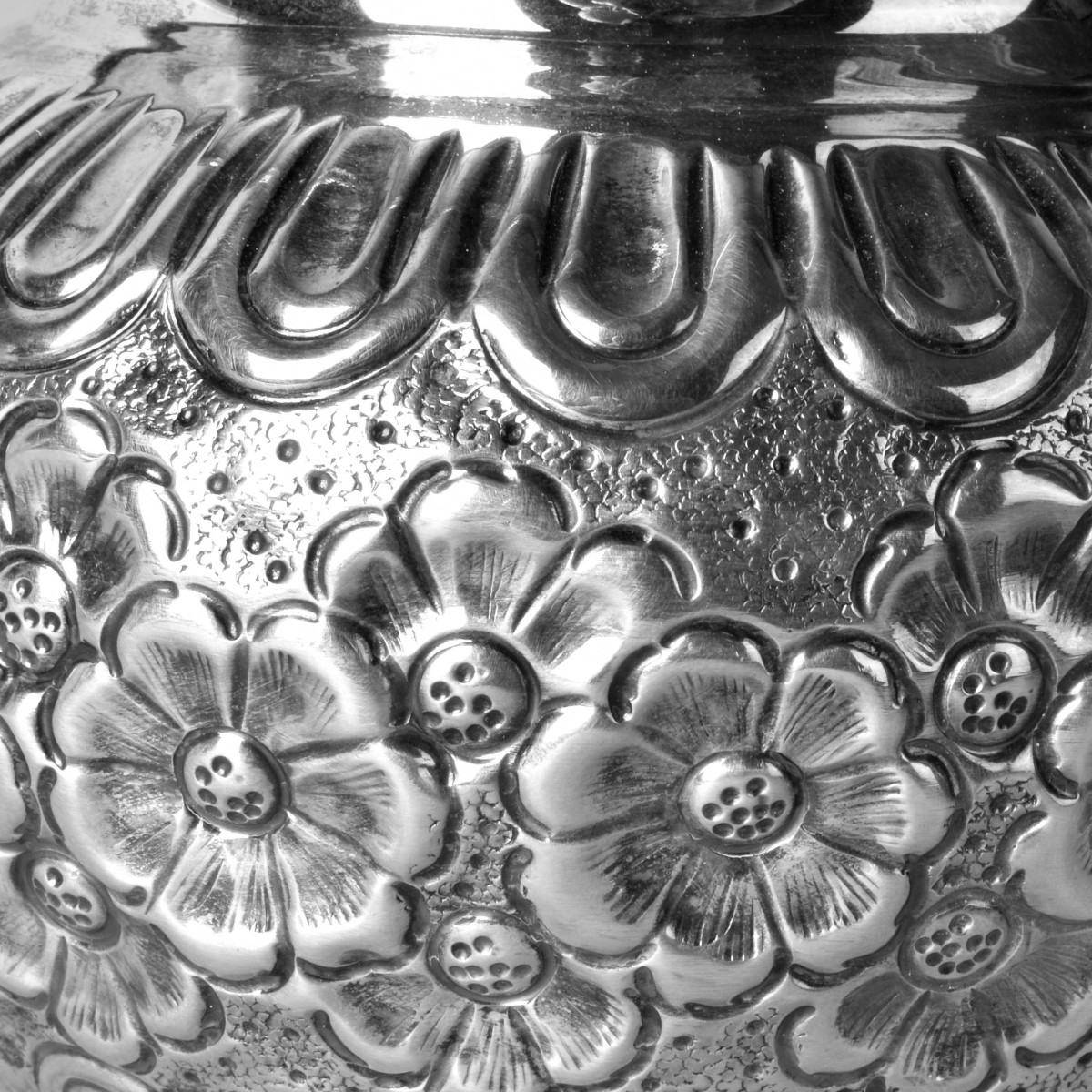 Vintage Turkish 900 Silver Vase