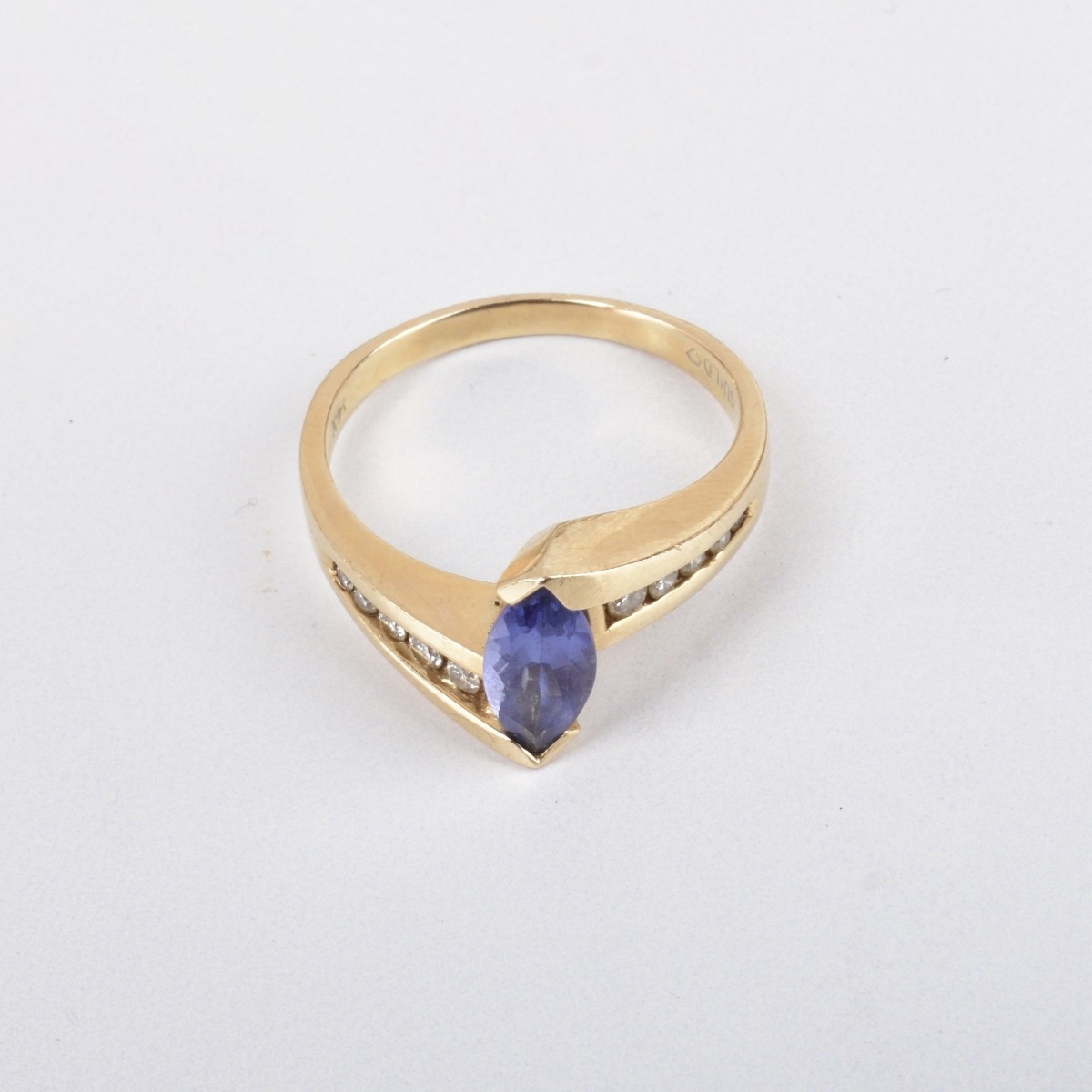 Tanzanite and 14K Bracelet and Ring