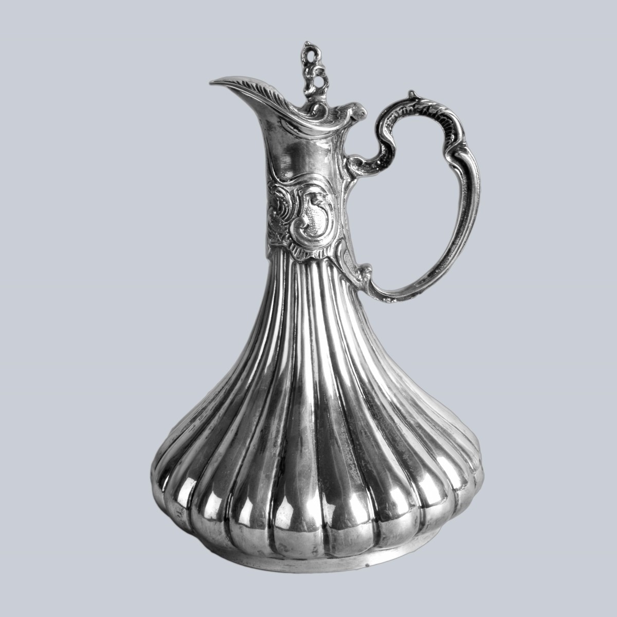 Vintage Turkish 900 Silver Ewer