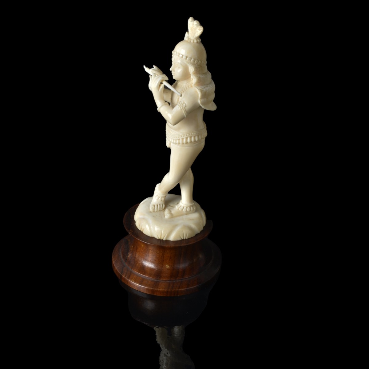 Antique Indian Carved Figurine