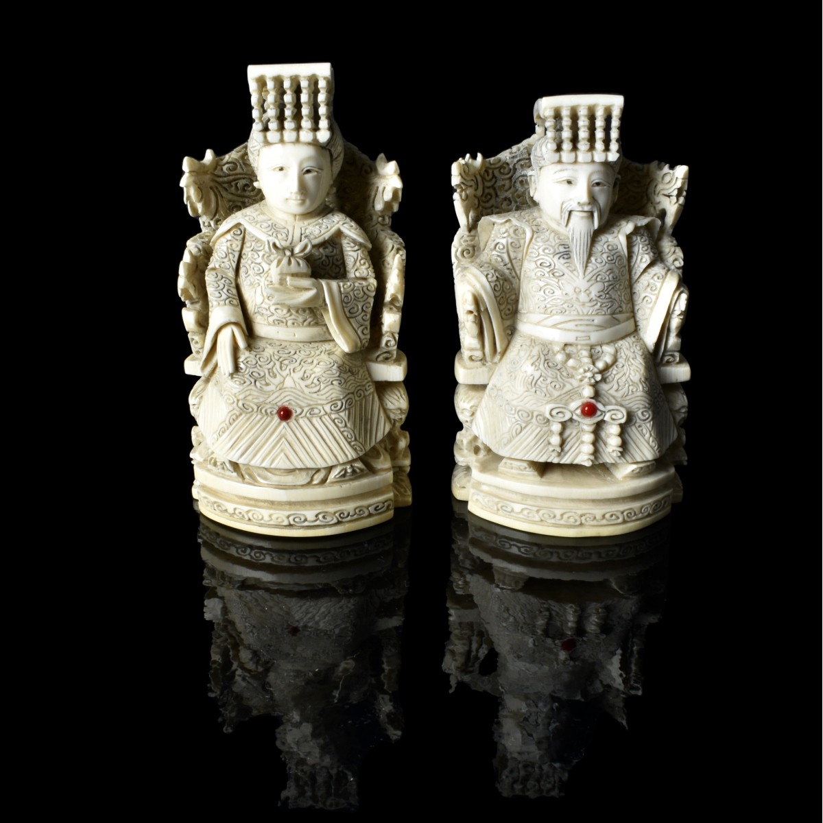 Pair of Chinese Figurines