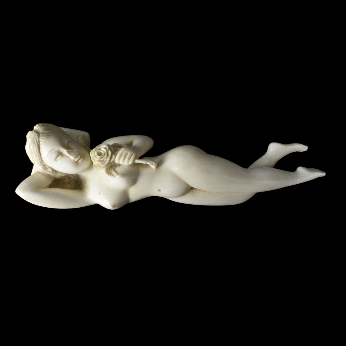 Chinese Reclining Nude Figurine