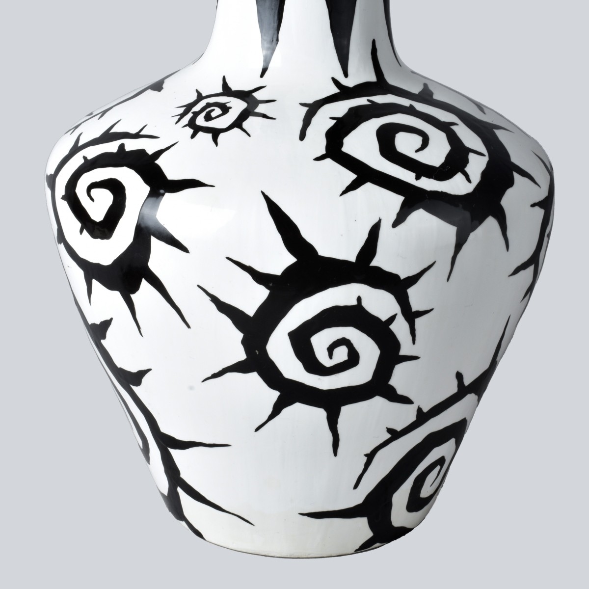 Tall Postmodern Porcelain Vase