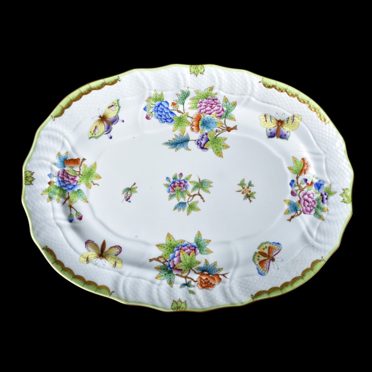 Large Herend Porcelain Tableware