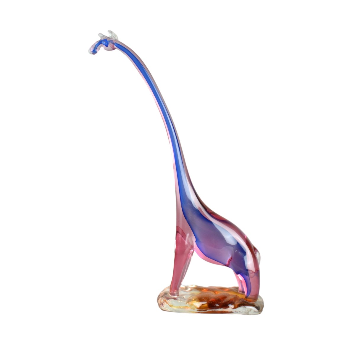 Murano Art Glass Giraffe Figurine