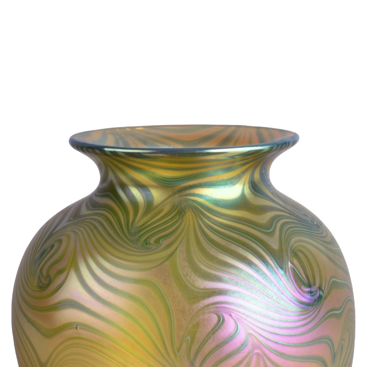 Orient and Flume Art Glass Vase