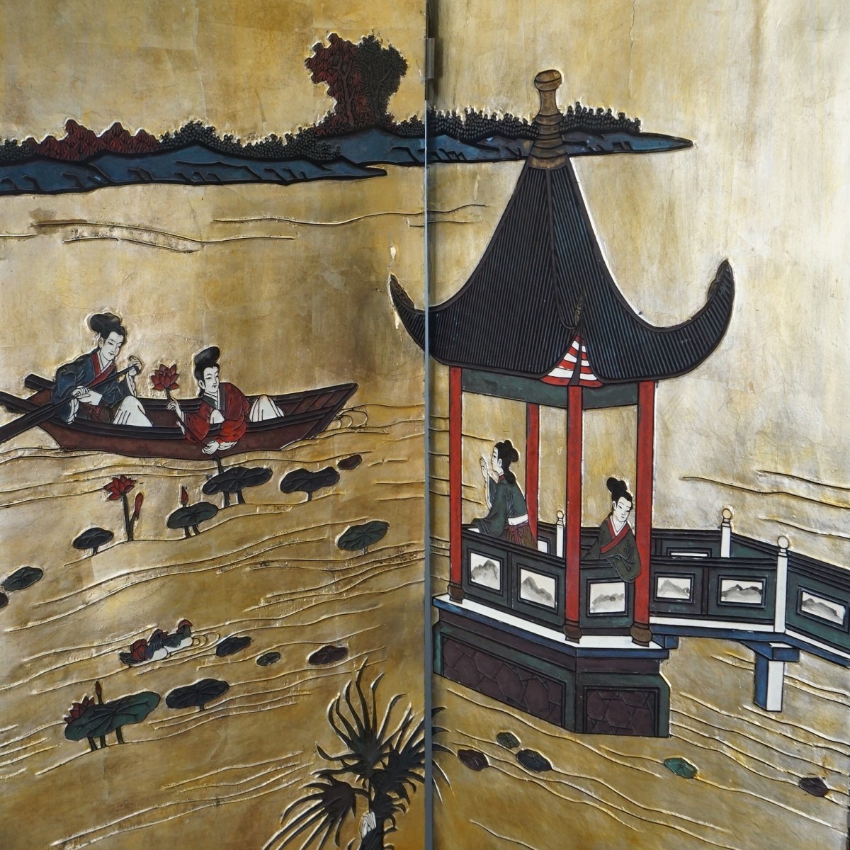 Chinese Six Panel Screen