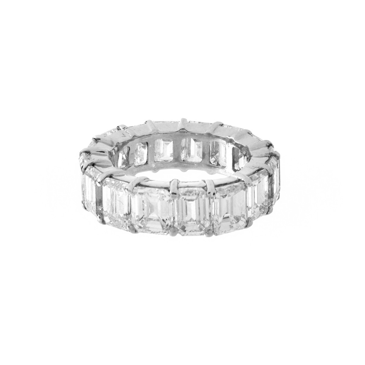 Diamond and Platinum Eternity Band