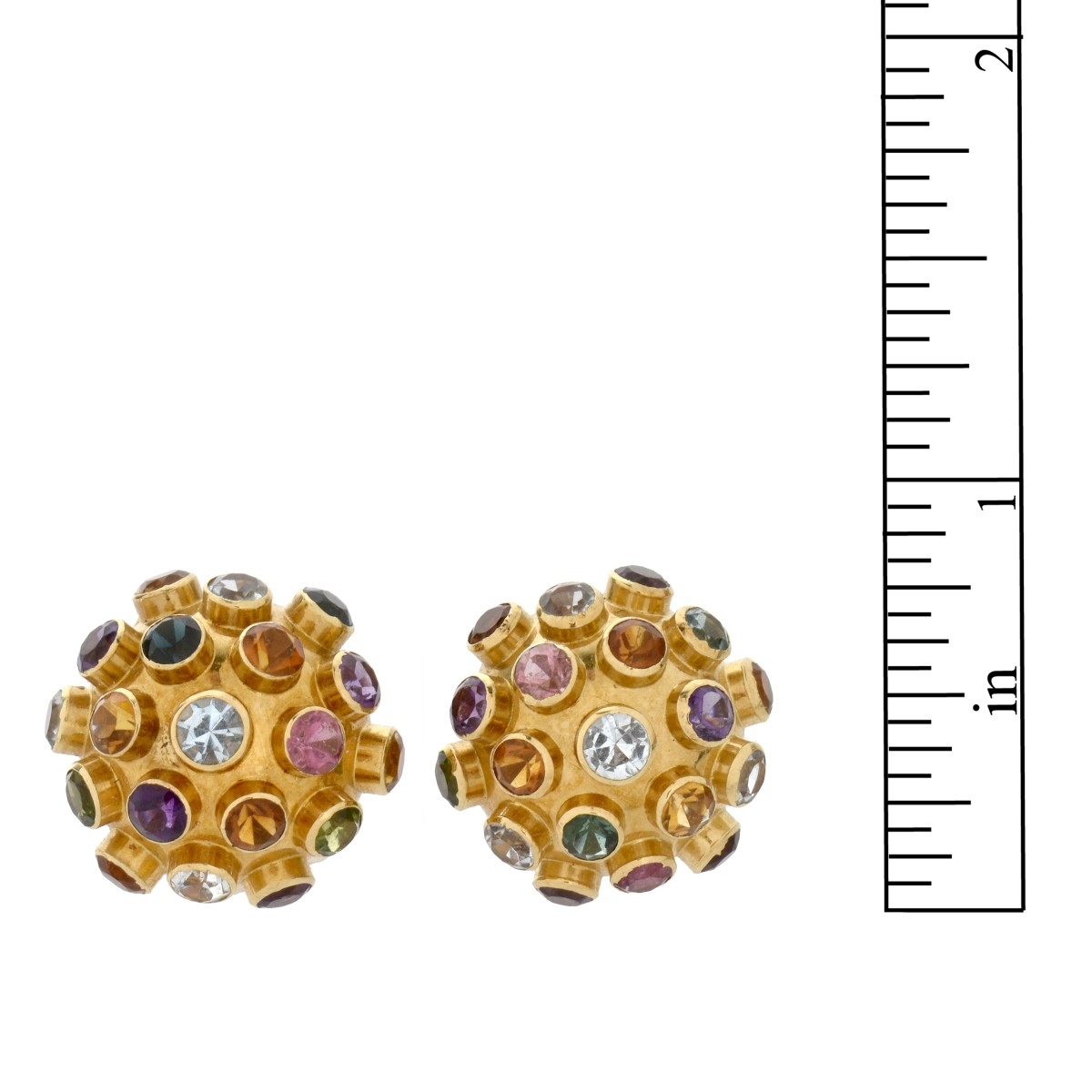 H. Stern Gemstone and 18K Earrings