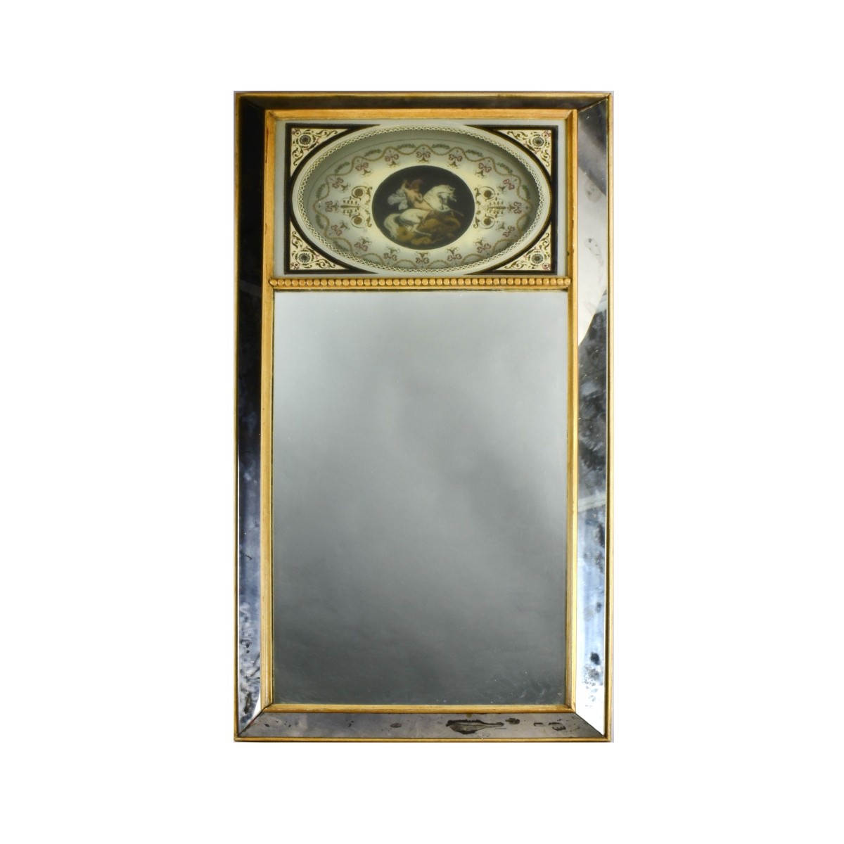 Vintage Venetian Style Trumeau Mirror