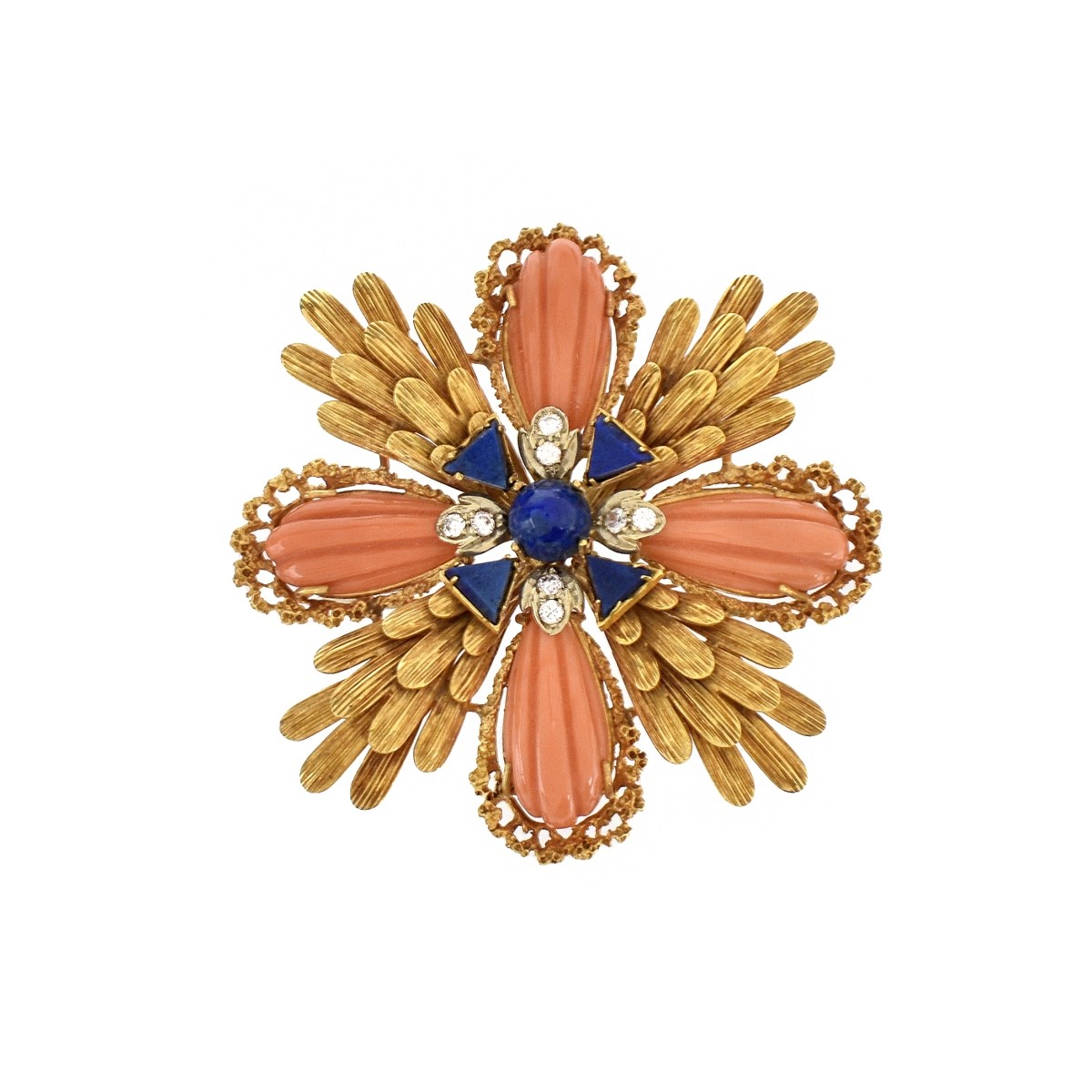 Spitzer and Furman 18K Brooch