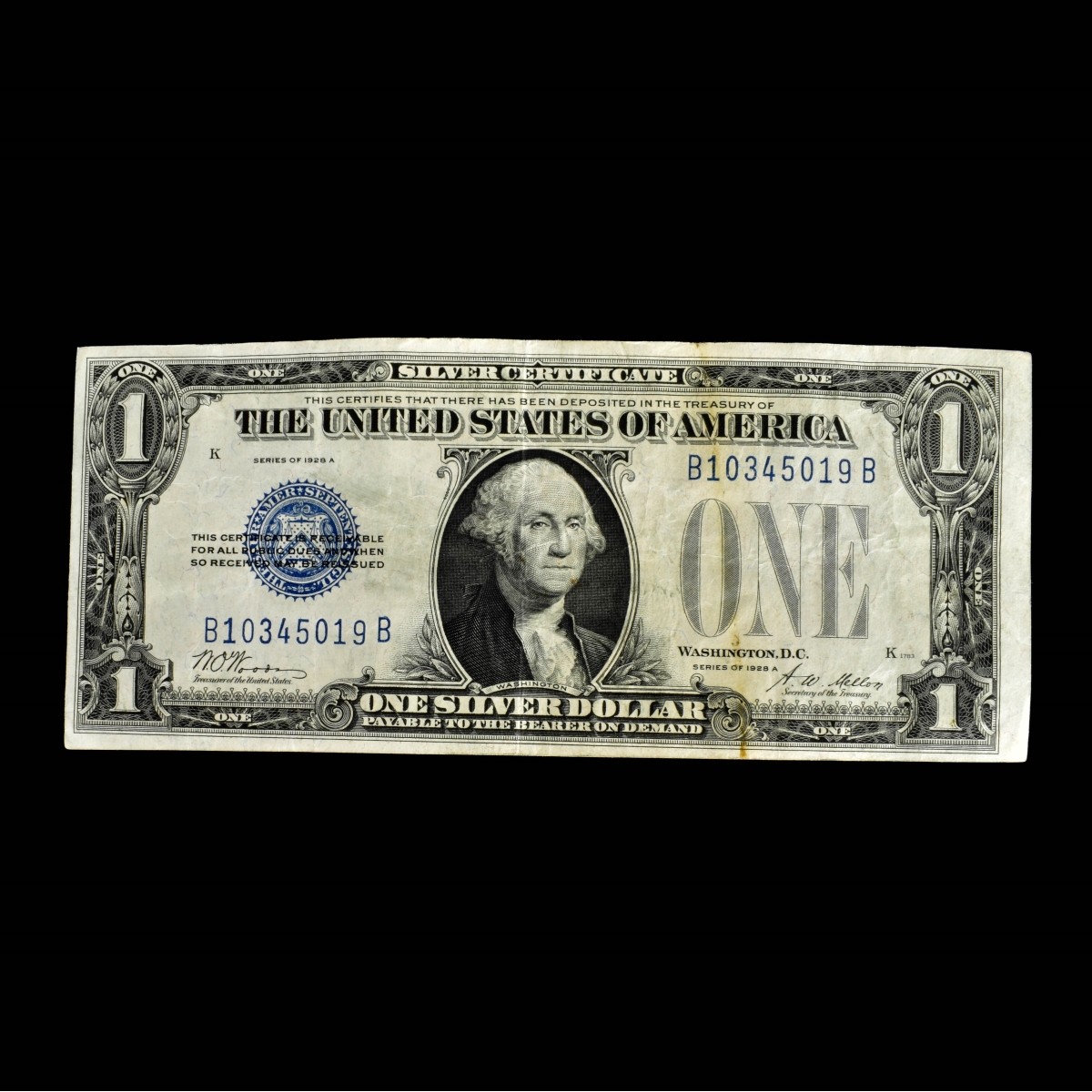 $1.00 U.S. Silver Certificates