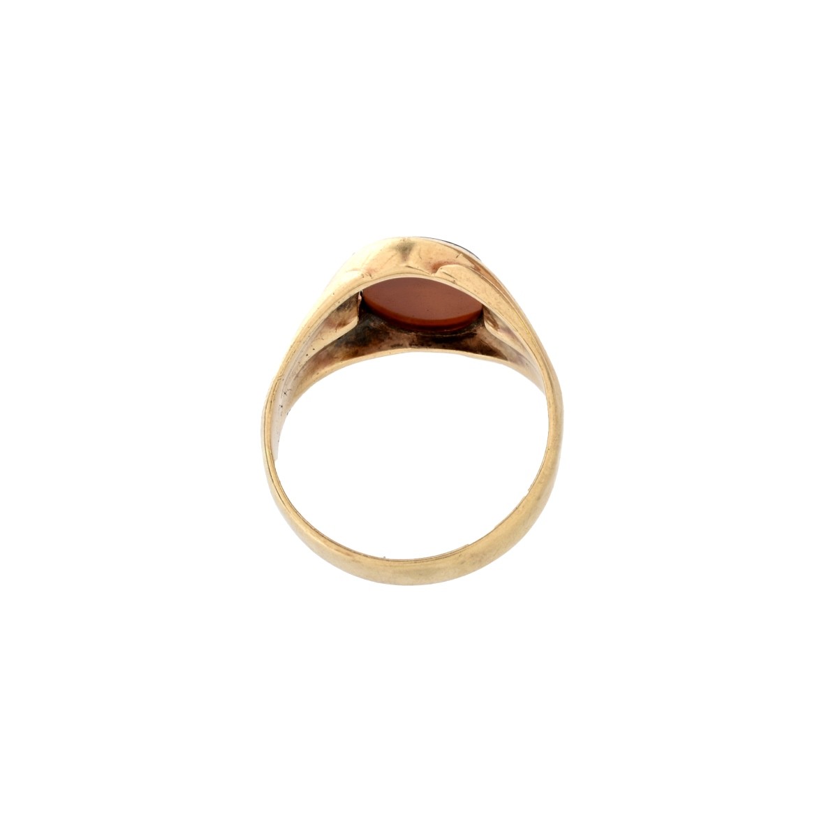 Carnelian and 14K Ring