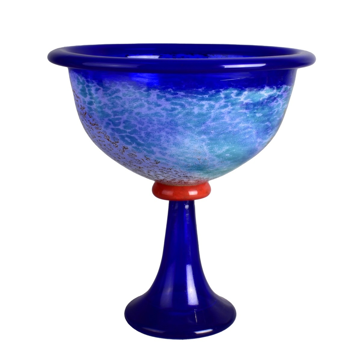 Kosta Boda Art Glass Pedestal Bowl