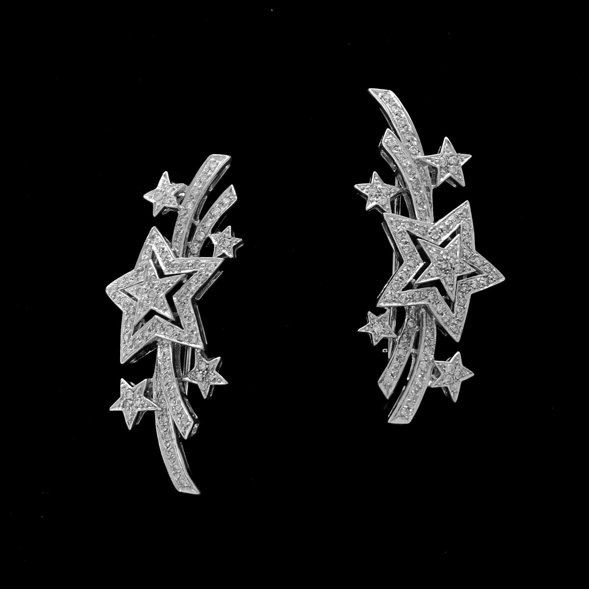 Diamond and 14K Brooches