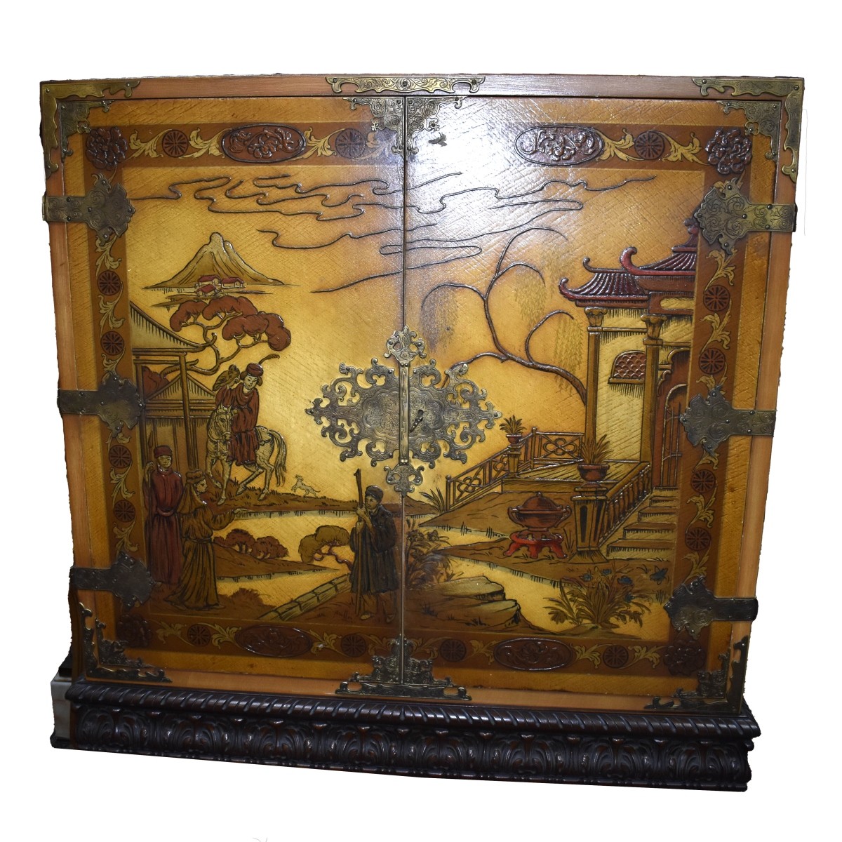 Vintage Chinoiserie Style Cabinet