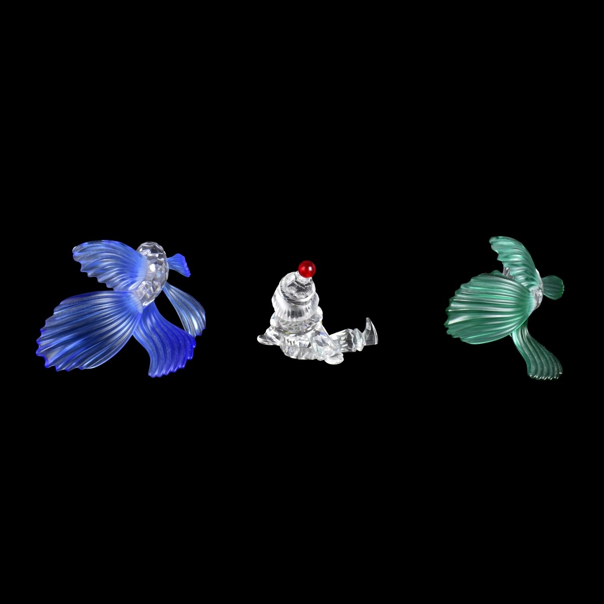 Three Swarovski Crystal Figurines