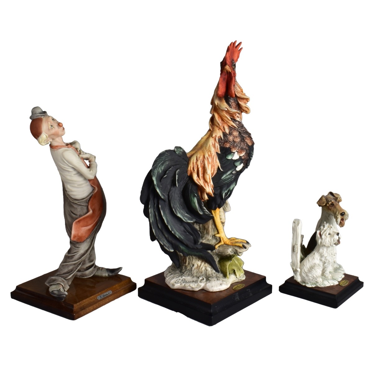 Three Giuseppe Armani Porcelain Figurines
