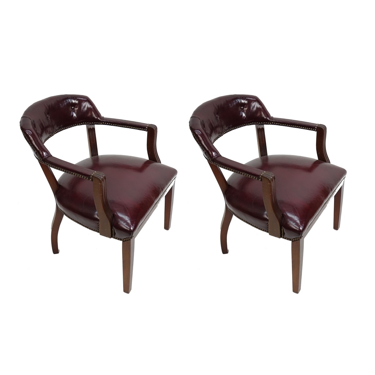 Pair of Steven's Leather Chairs