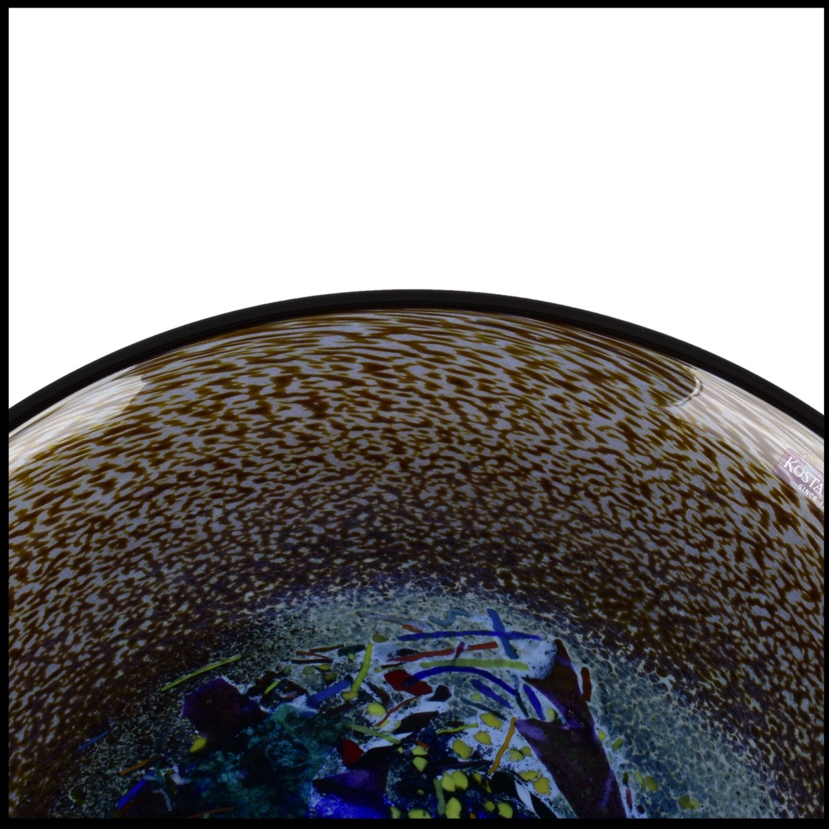 Kosta Boda Art Glass Footed Dish