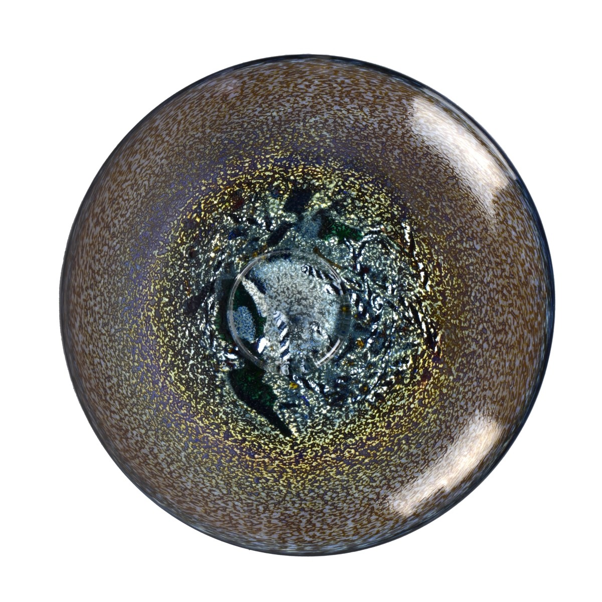 Kosta Boda Art Glass Footed Dish