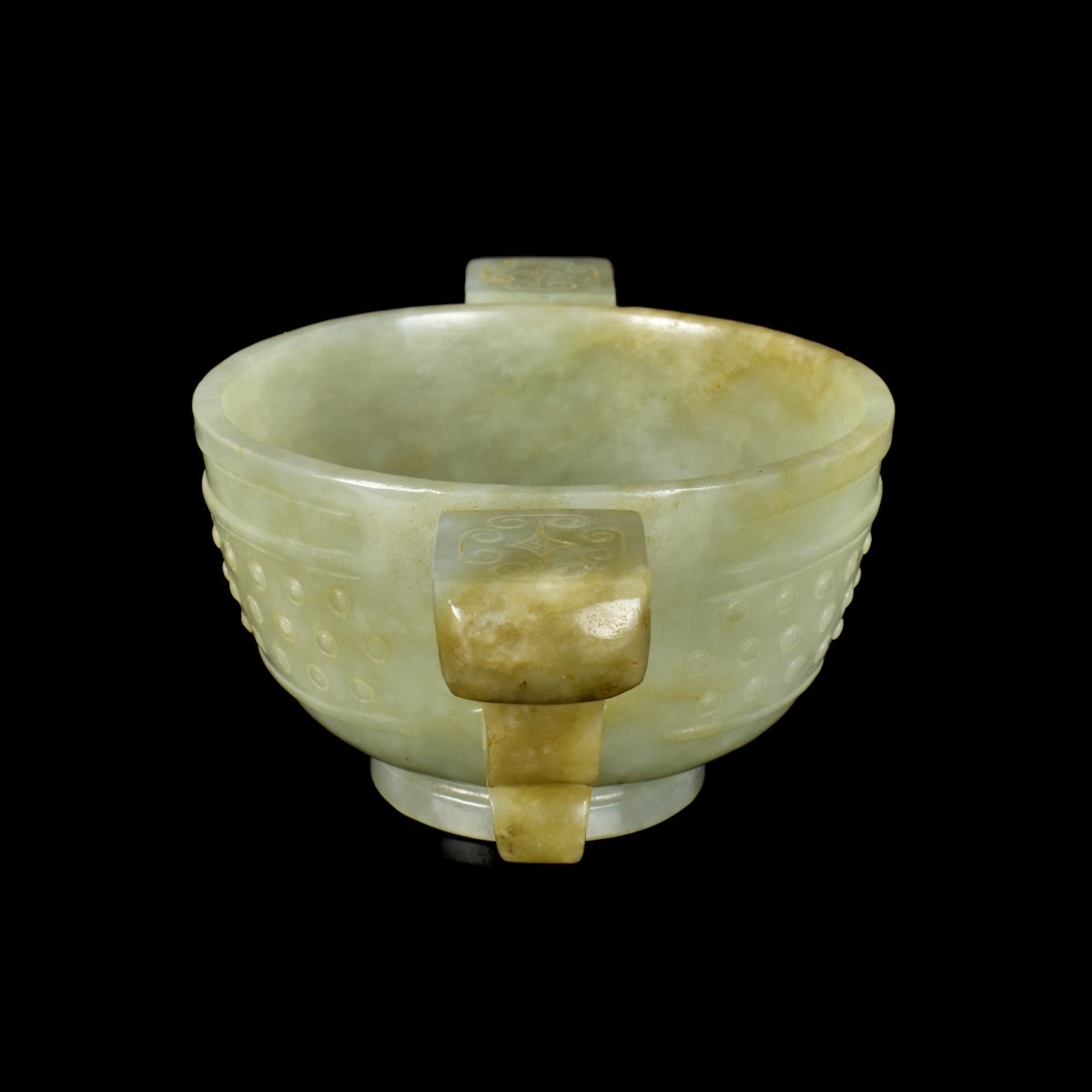 Chinese Carved Jade Cup
