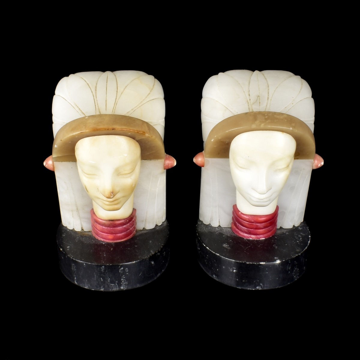 Pair of Native American Bookends